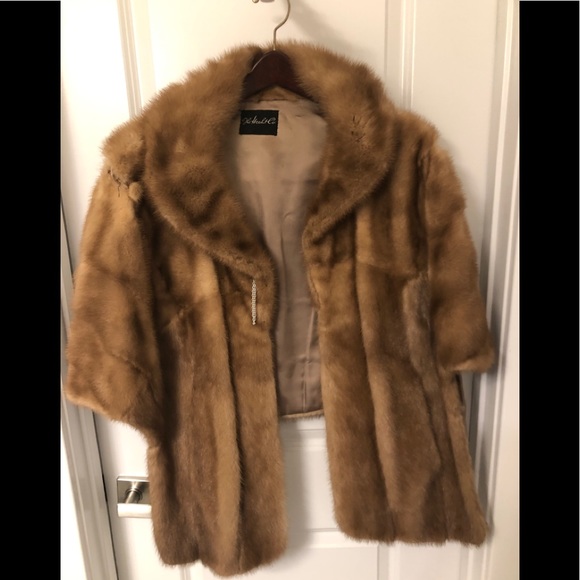 Vintage Mink Stole- The Hecht Co. - Picture 2 of 5